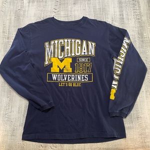 Michigan Wolverines Adult Long Sleeve T-Shirt